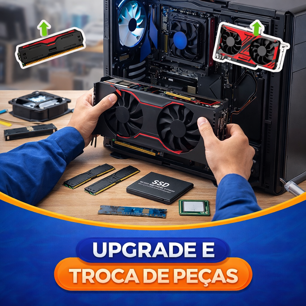 Upgrade e troca de peças